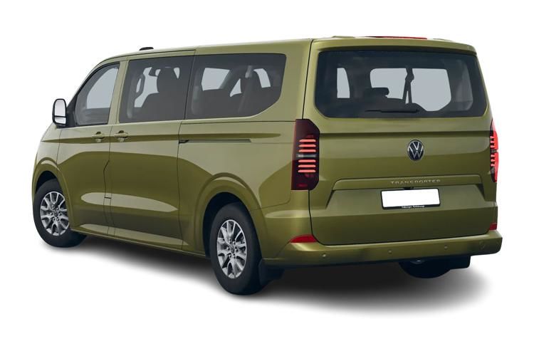 volkswagen transporter shuttle 100kw 65kwh minibus life auto back view