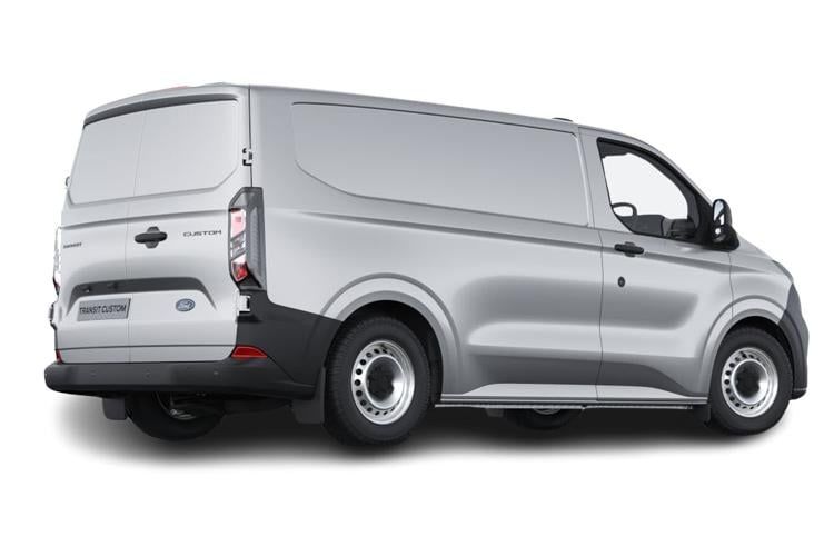 ford transit custom 2.5 phev 232ps h1 kombi trend 9 seater auto [ni] back view