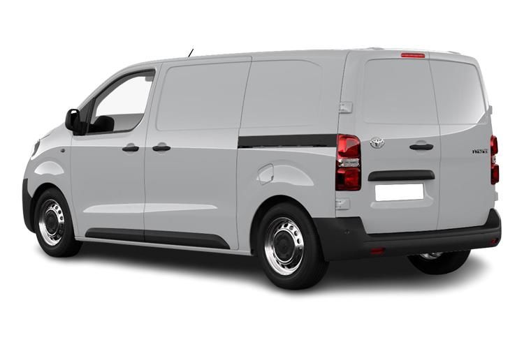 toyota proace 2.0d 145 active van back view