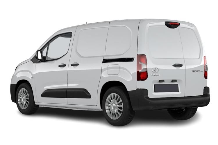 toyota proace city icon van 50kwh auto back view