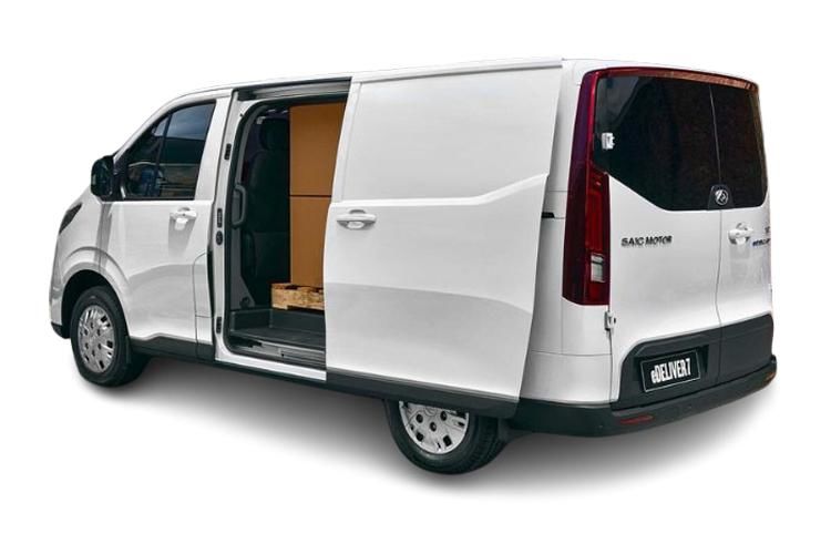 maxus deliver 7 150kw h1 van 88kwh auto back view