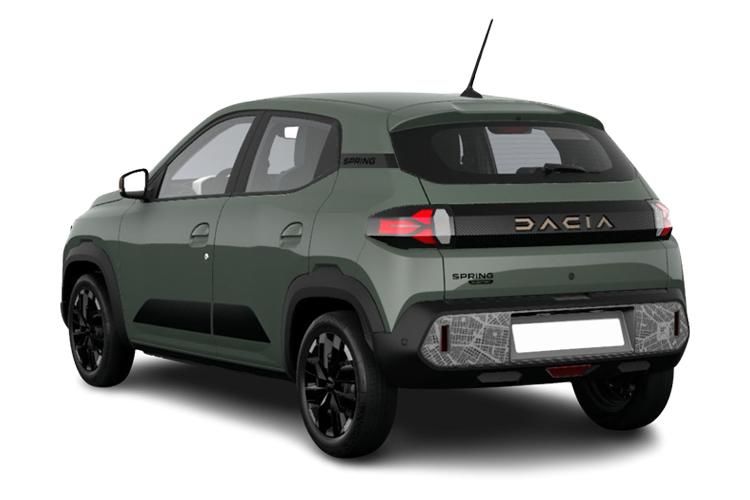 dacia spring 48kw cargo extreme 27kwh van auto back view