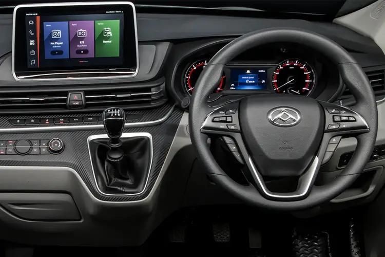 maxus deliver 9 2.0 d20 150 chassis cab inside view