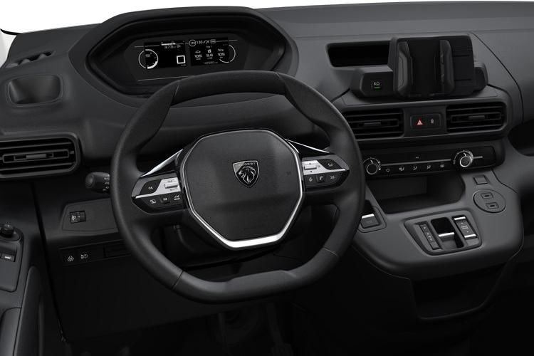 peugeot partner 100kw 52kwh professional crew van auto inside view