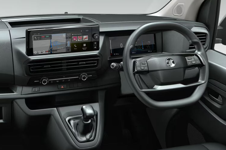vauxhall vivaro 2.0 turbo d 145 pro h1 van inside view