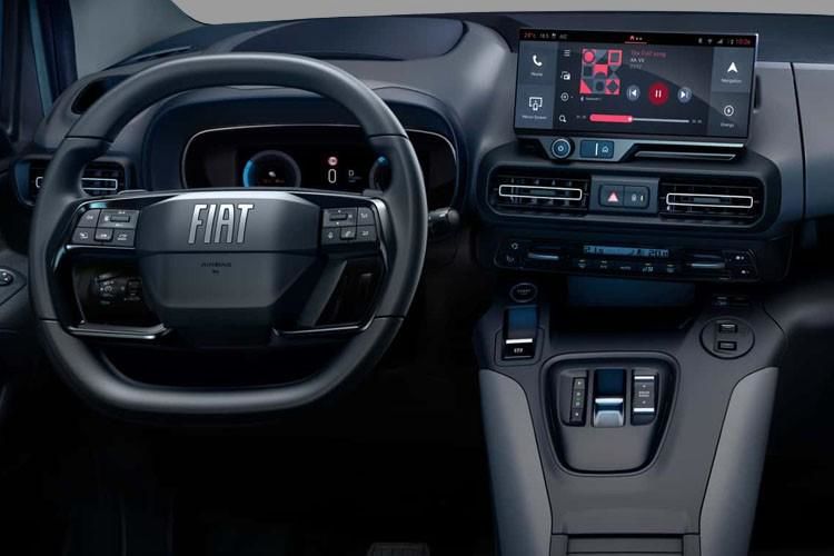 fiat doblo 100kw 52kwh h1 van primo auto inside view