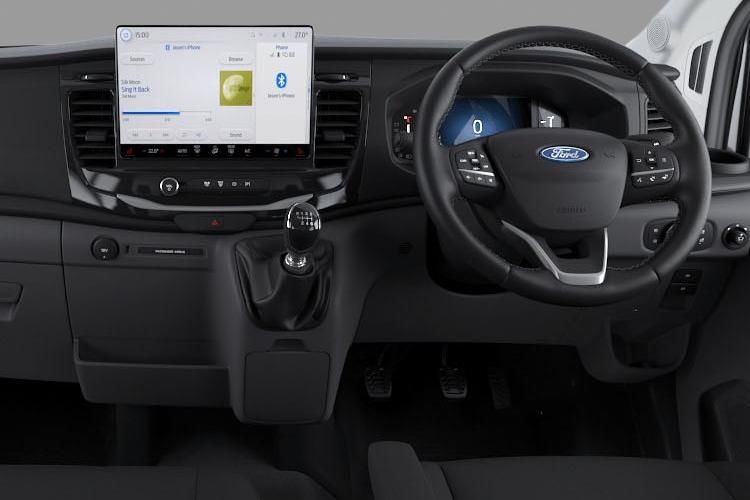ford transit 2.0 ecoblue 130ps h3 trend d/cab van auto [dap] inside view