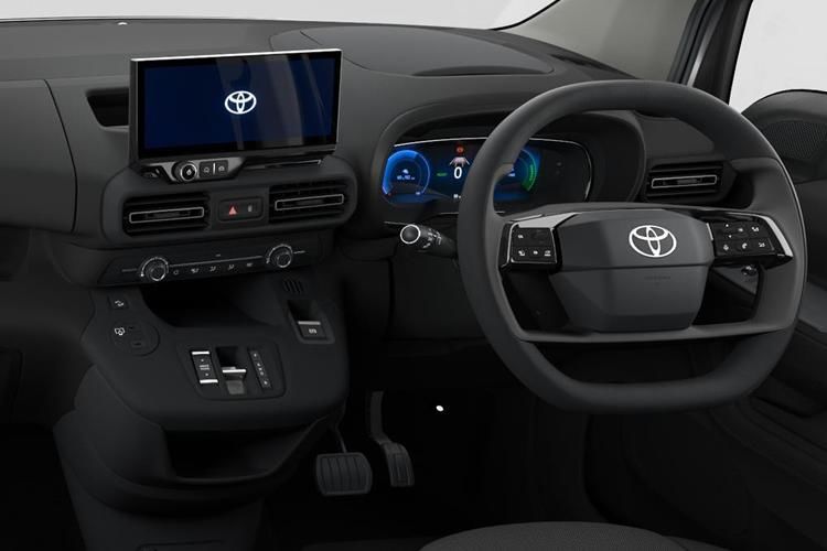 toyota proace city sport van 50kwh auto inside view