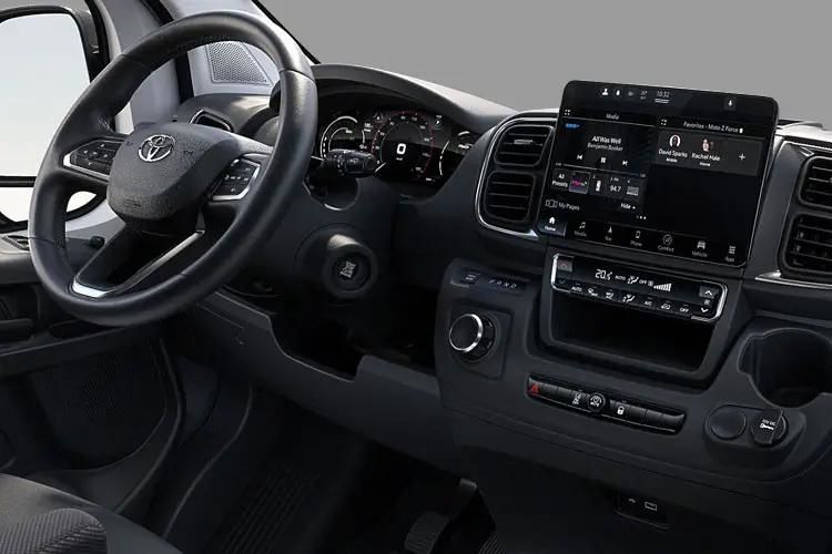 toyota proace max 2.2d 140 icon h2 van auto inside view