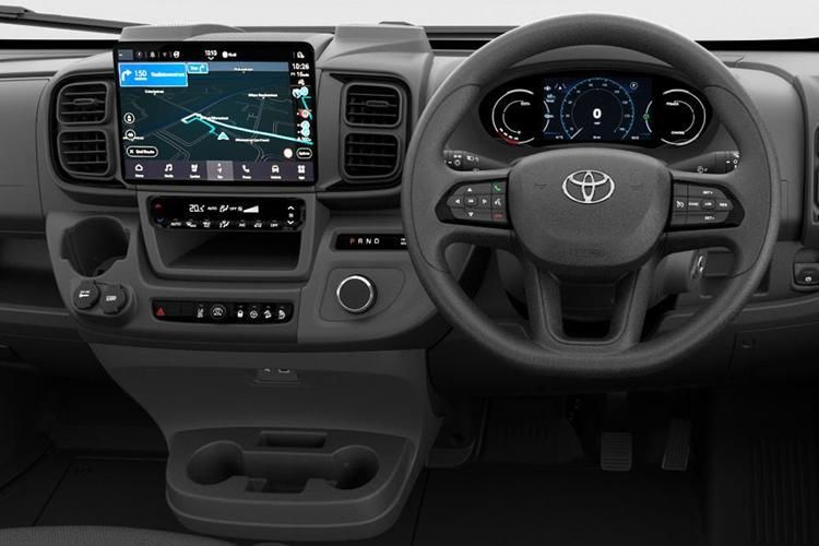 toyota proace max 2.2d 140 icon tipper inside view