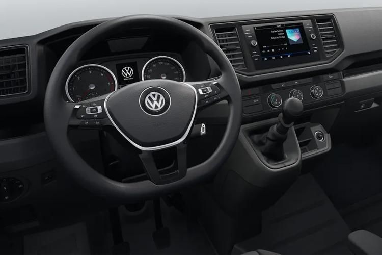 volkswagen crafter 2.0 tdi 140ps commerce double cab chassis auto inside view