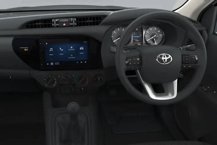 toyota hilux active pick up 2.8 d-4d inside view