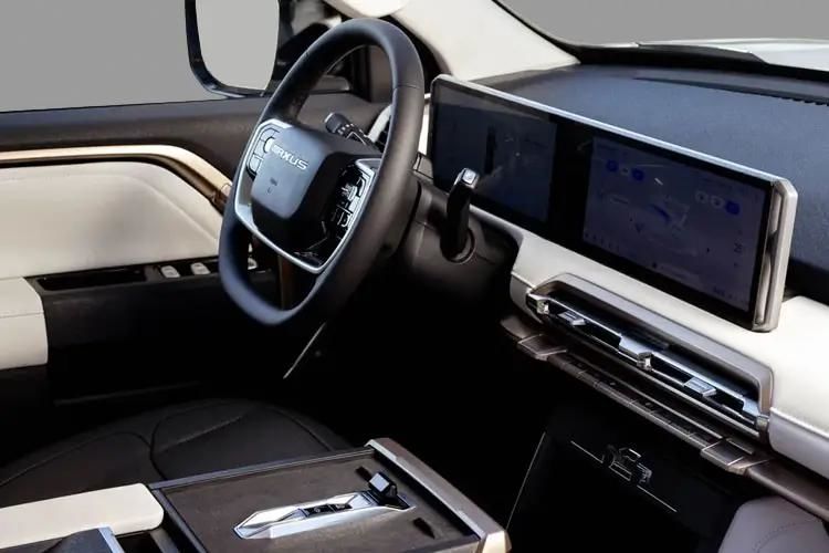 maxus terron 9 325kw premium double cab pickup 102kwh auto inside view