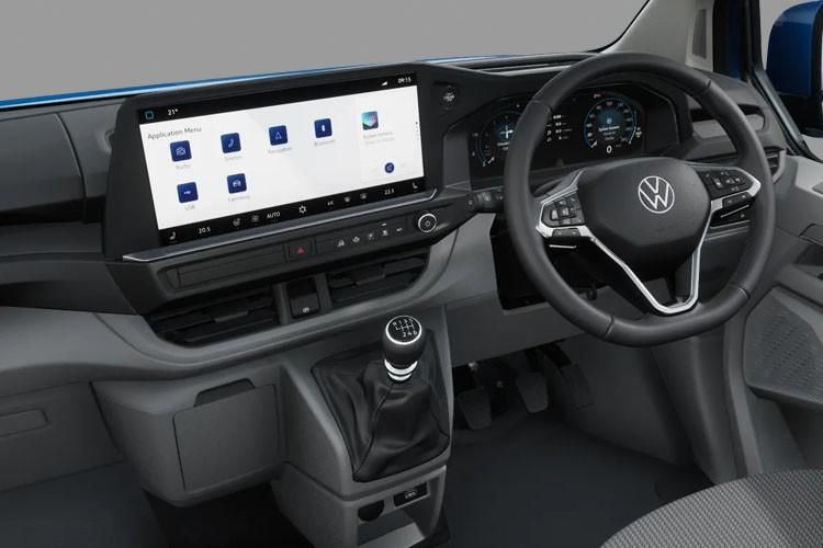 volkswagen transporter 2.0 tdi 150 commerce pro van inside view