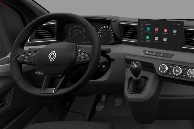 renault master ml35dci 150 advance low roof dropside inside view