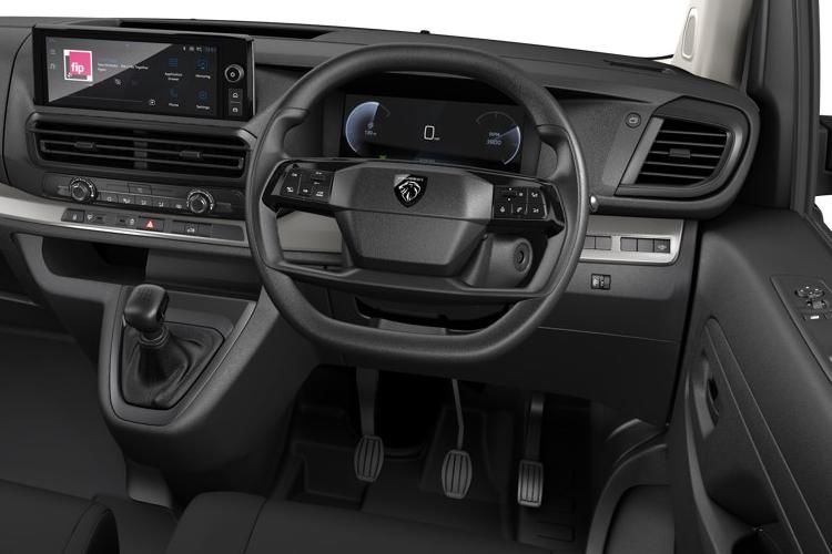 peugeot expert 100kw 75kwh asphalt van auto [11kw] inside view