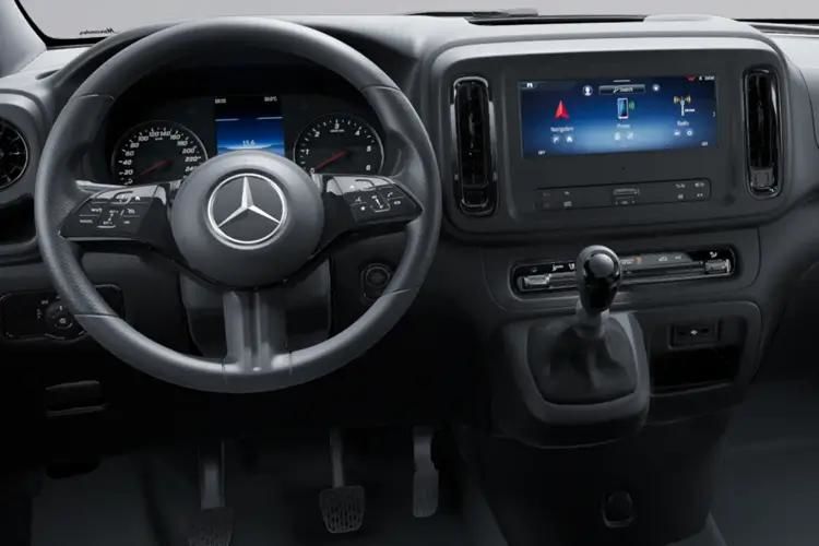 mercedes-benz vito 119cdi select van 9g-tronic inside view