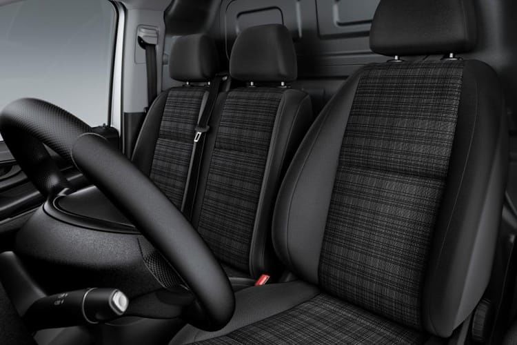 mercedes-benz vito 150kw 100kwh premium 9-seater auto inside view