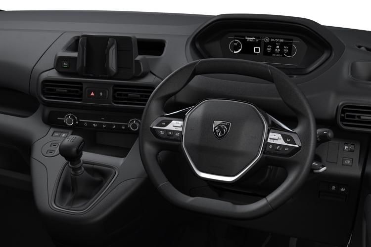 peugeot partner 1.5 bluehdi 130 asphalt van eat8 inside view