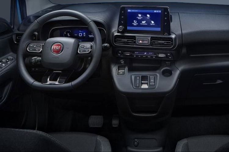 fiat doblo 100kw 52kwh h1 van primo auto inside view