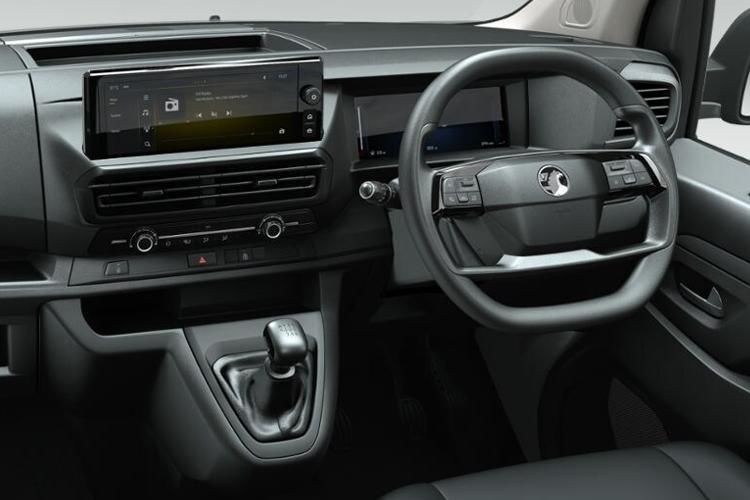 vauxhall vivaro 100kw 75kwh prime h1 double cab auto inside view