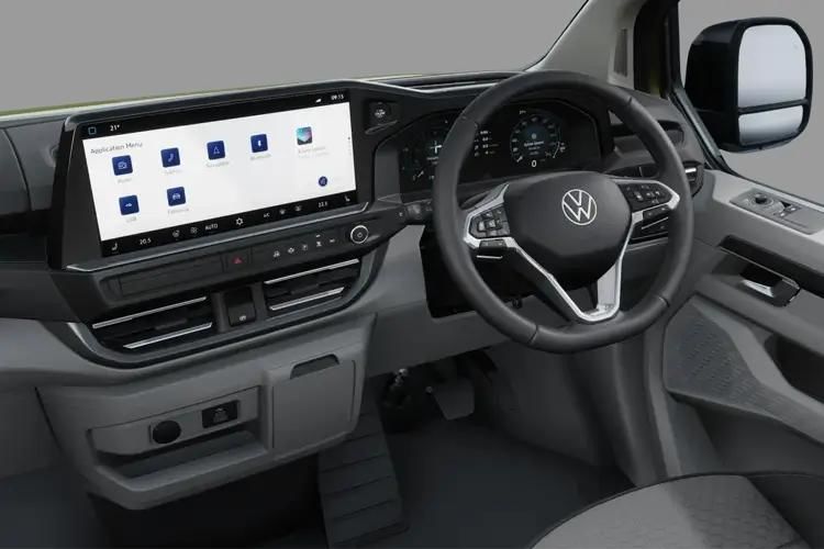 volkswagen transporter shuttle 2.0 tdi 150ps se minibus inside view