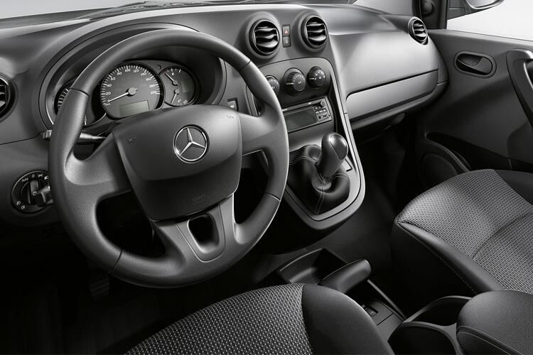 mercedes-benz citan 110cdi progressive van inside view