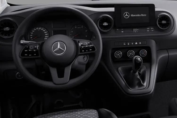 mercedes-benz citan 90kw 45kwh pro van auto inside view