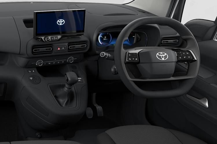 toyota proace city icon van 50kwh auto inside view