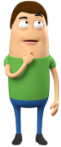 Pensive Character
